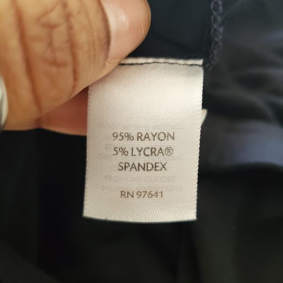 J. Jill Wearever Collection Black Casual Boot Leg Pants Size SP - Picture 8 of 8